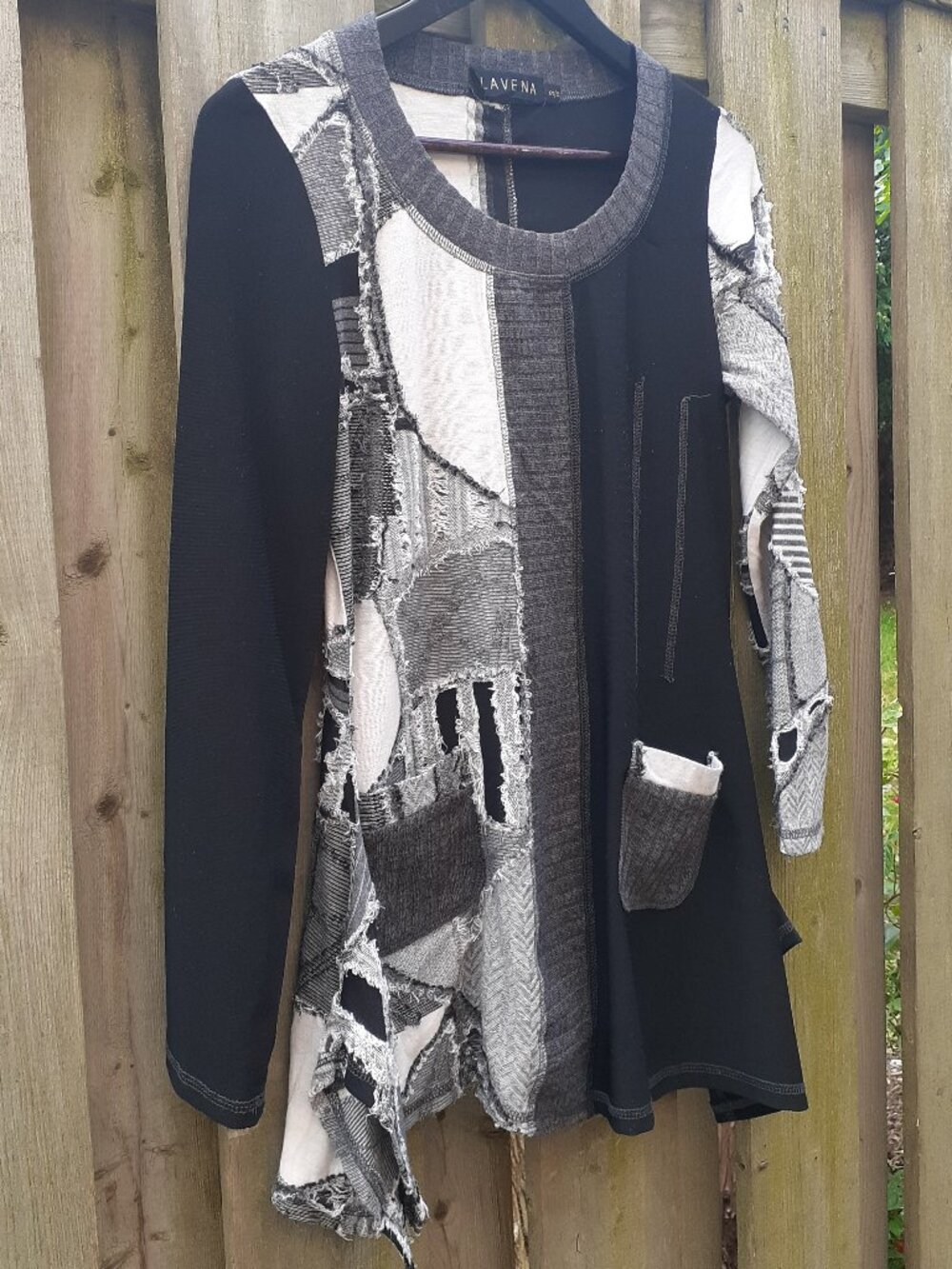 Lavena Patchwork Tunic Size Small